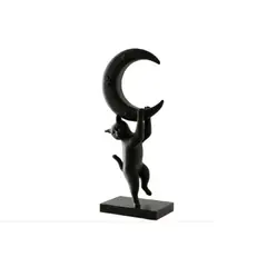 GENERICO - Escultura- Gato Juguetón en la Luna