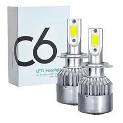 GENERICO - Kit Bombillos LED C6 Para Carro 7600 LM