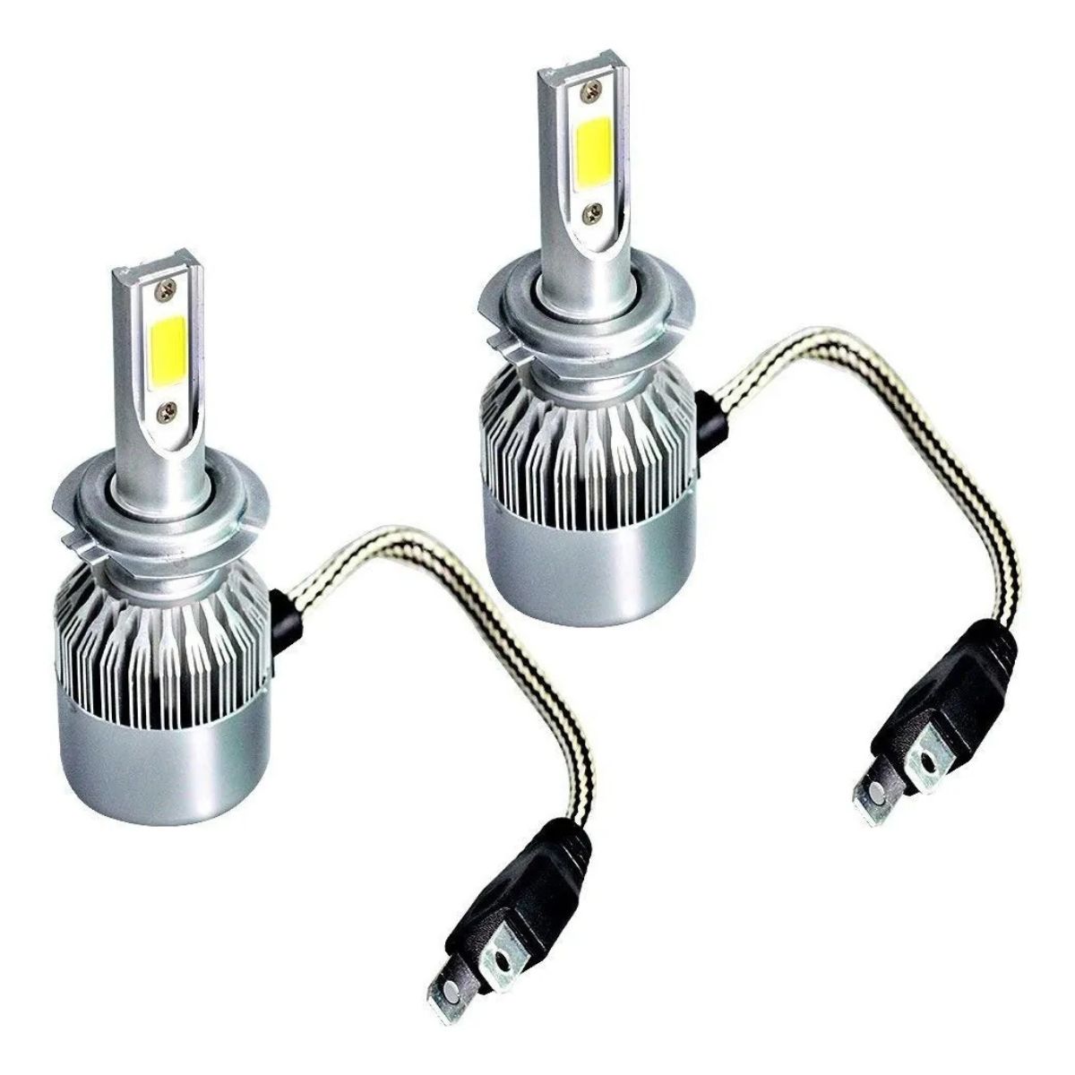GENERICO - Kit Bombillos LED C6 Para Carro 7600 LM