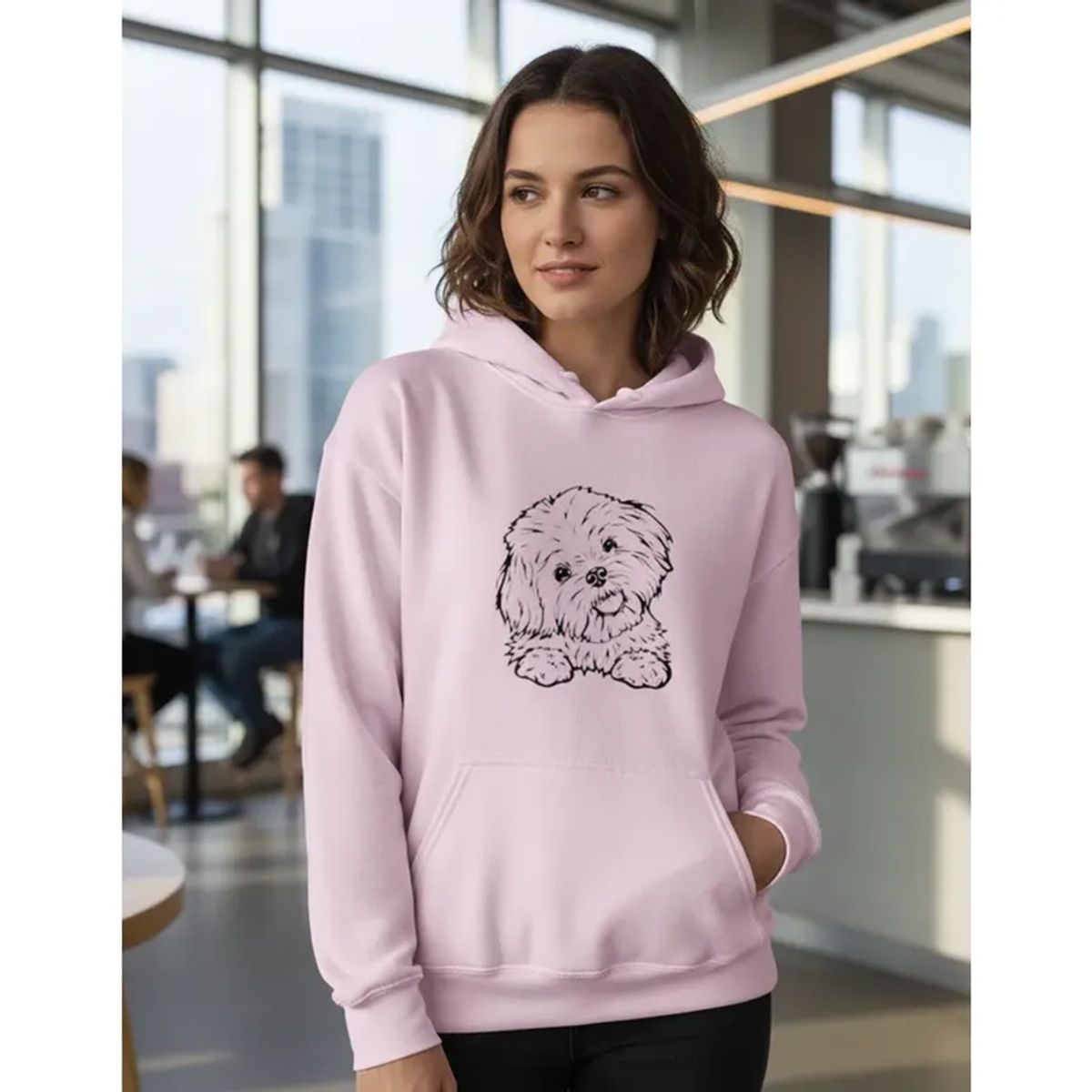 MARITEX - Poleron Sueter Perro Bichon Frise Dog