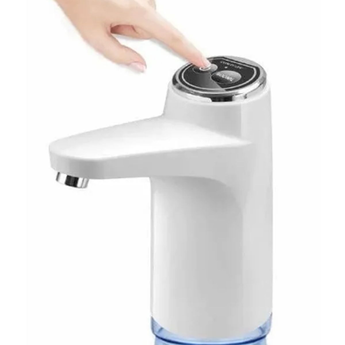 GENERICO - Dispensador De Agua Bidón Bomba Eléctrica Usb Blanco
