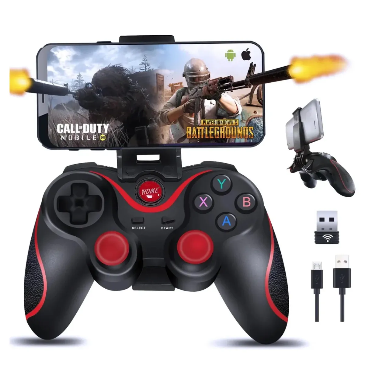 GENERICO - Control Gamepad Inalámbrico Bluetooth X3