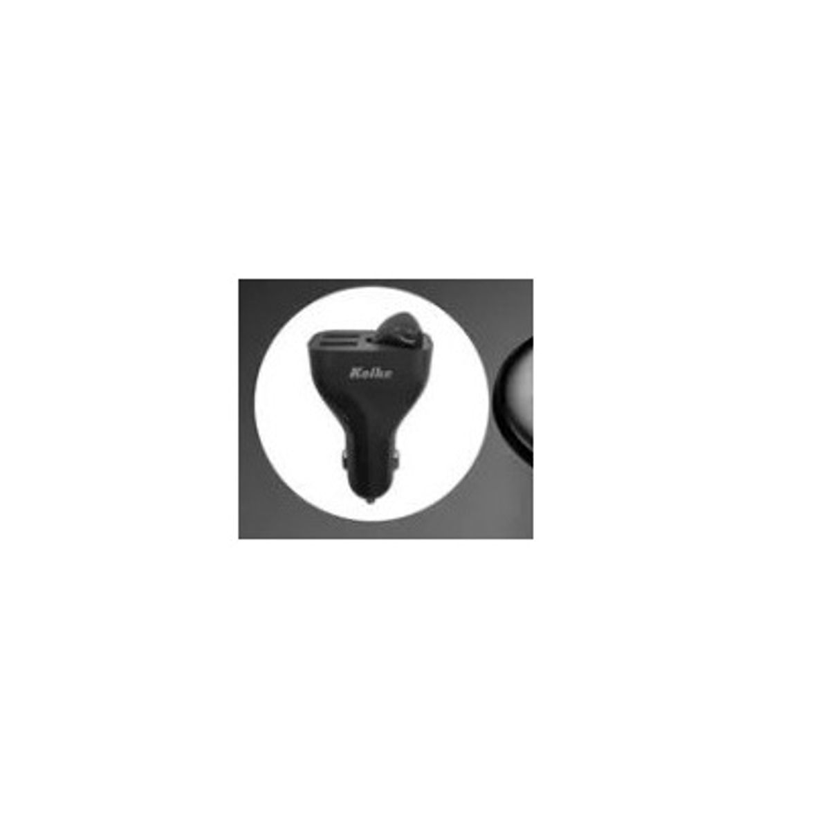 GENERICO - Cargador para auto dos puertos usb + audífono bluetooth