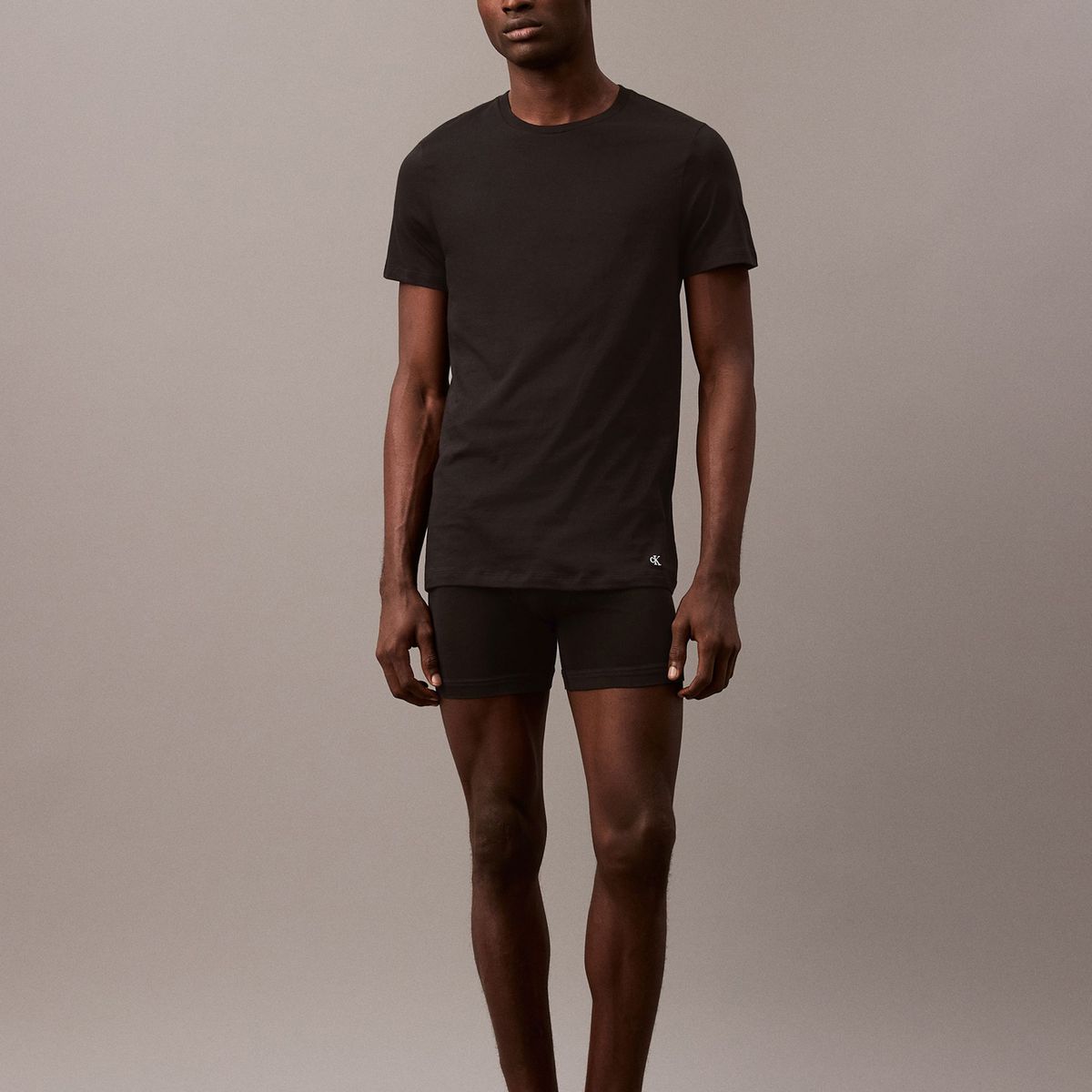 CALVIN KLEIN - Pack de 3 Camisetas Cuello Redondo Cotton Classics Negro Calvin Klein