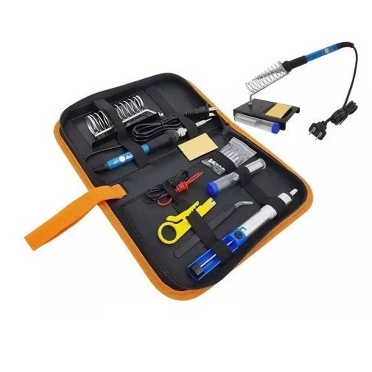 GENERICO - Kit Cautín Soldador 60w Punto Lápiz Temperatura Regulable+Accesorios