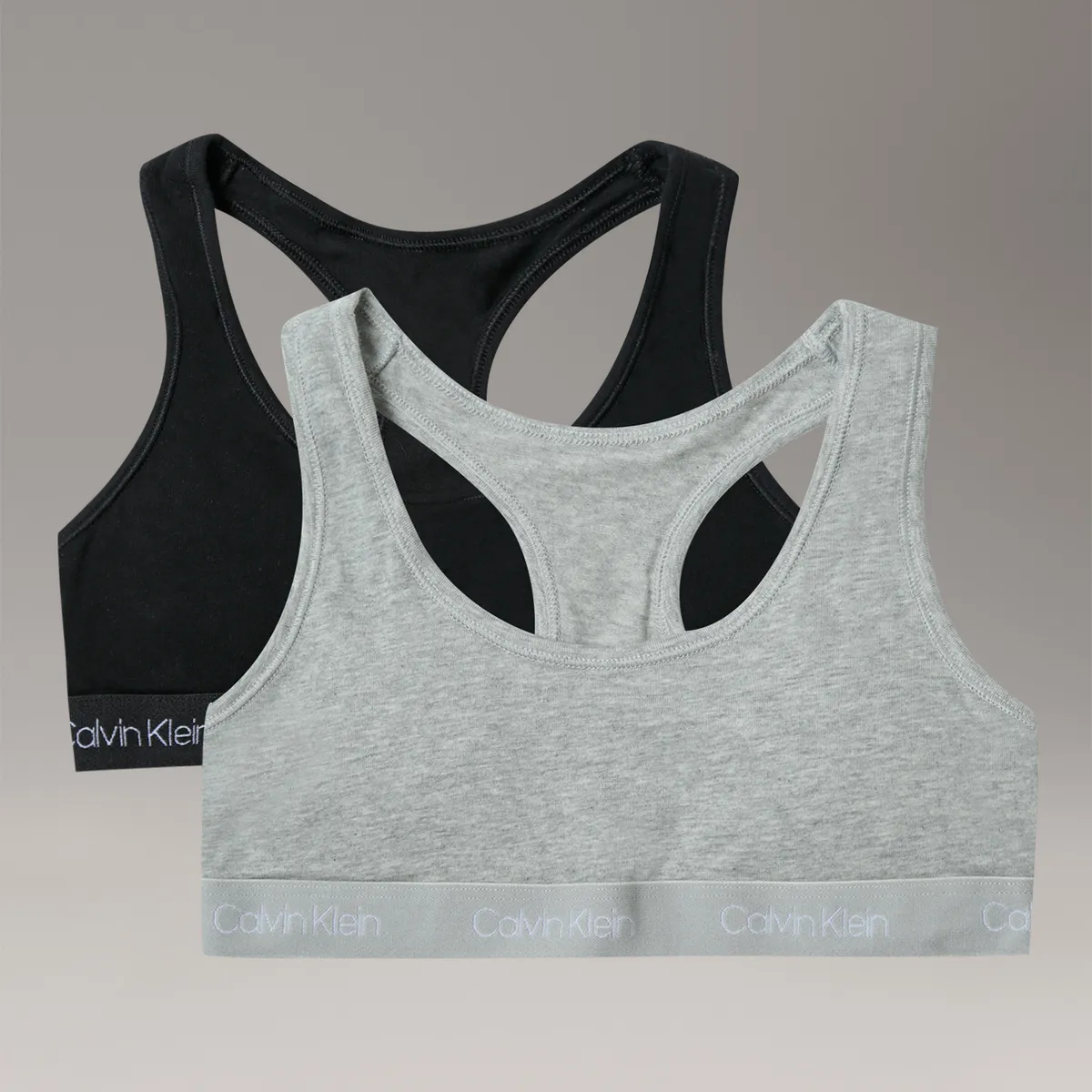 CALVIN KLEIN - Pack de 2 Bralettes con Espalda Deportiva Para Niña Multicolor Calvin Klein