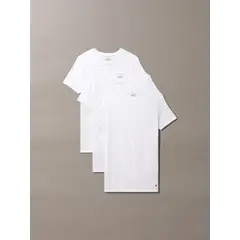 CALVIN KLEIN - Pack de 3 Camisetas Cuello Redondo Cotton Classics Blanco