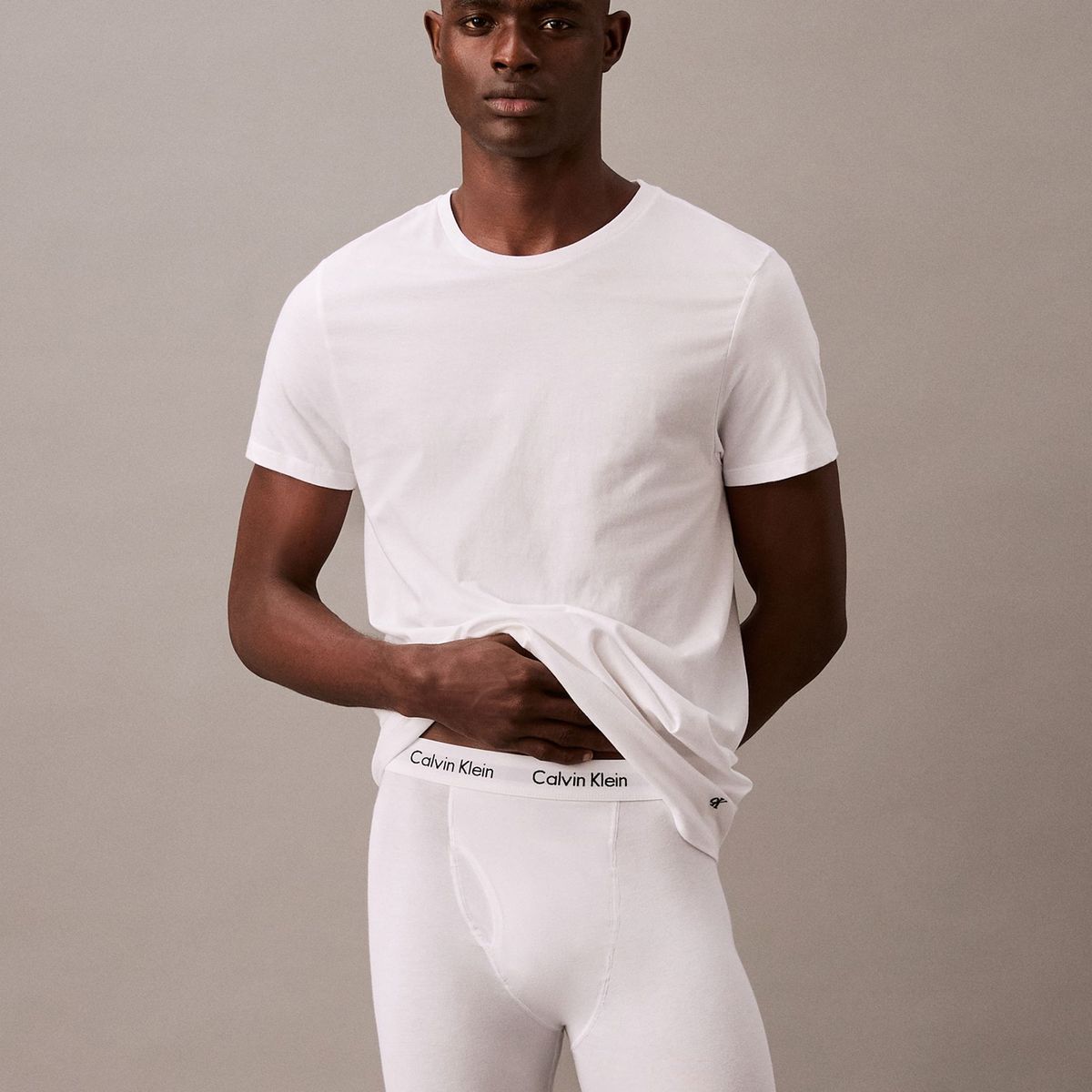 CALVIN KLEIN - Pack de 3 Camisetas Cuello Redondo Cotton Classics Blanco Calvin Klein