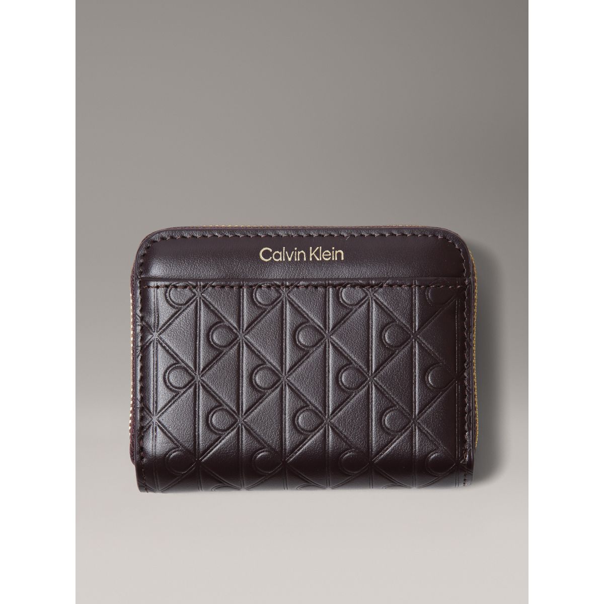 CALVIN KLEIN - Billetera de Cuero Napa y Rfid Cafe Calvin Klein