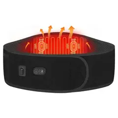 MOVI - Faja con 3 Niveles de Calor y Bolsillo para Gel Frío- Terapia Lumbar