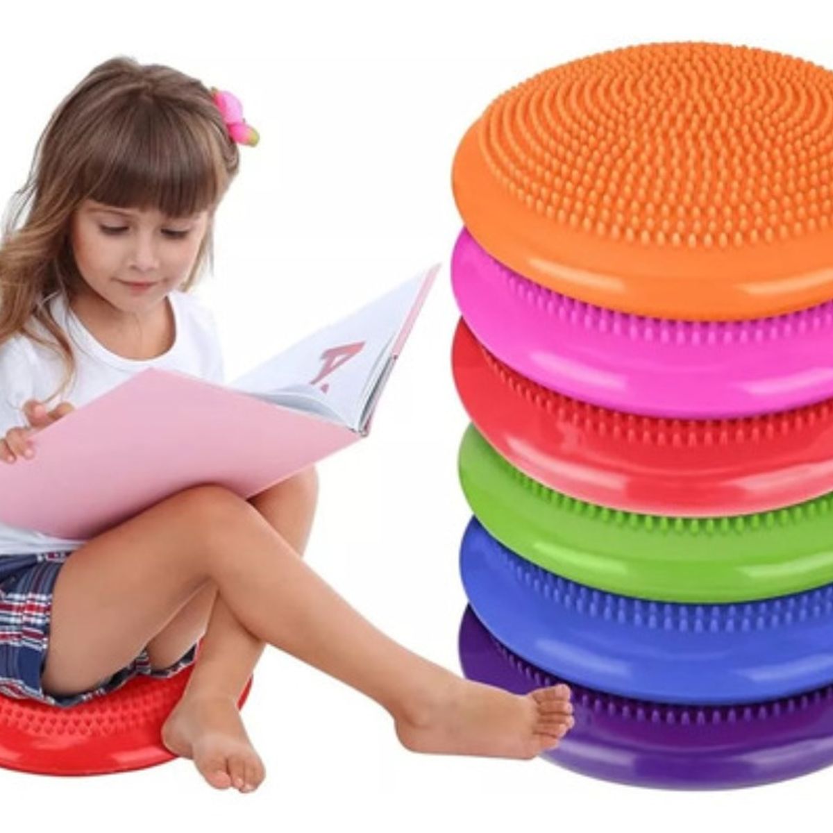 GENERICO - Banda Y Cojín Sensorial Antiestrés Para Niños Tea - Tdah Como Se Muestra