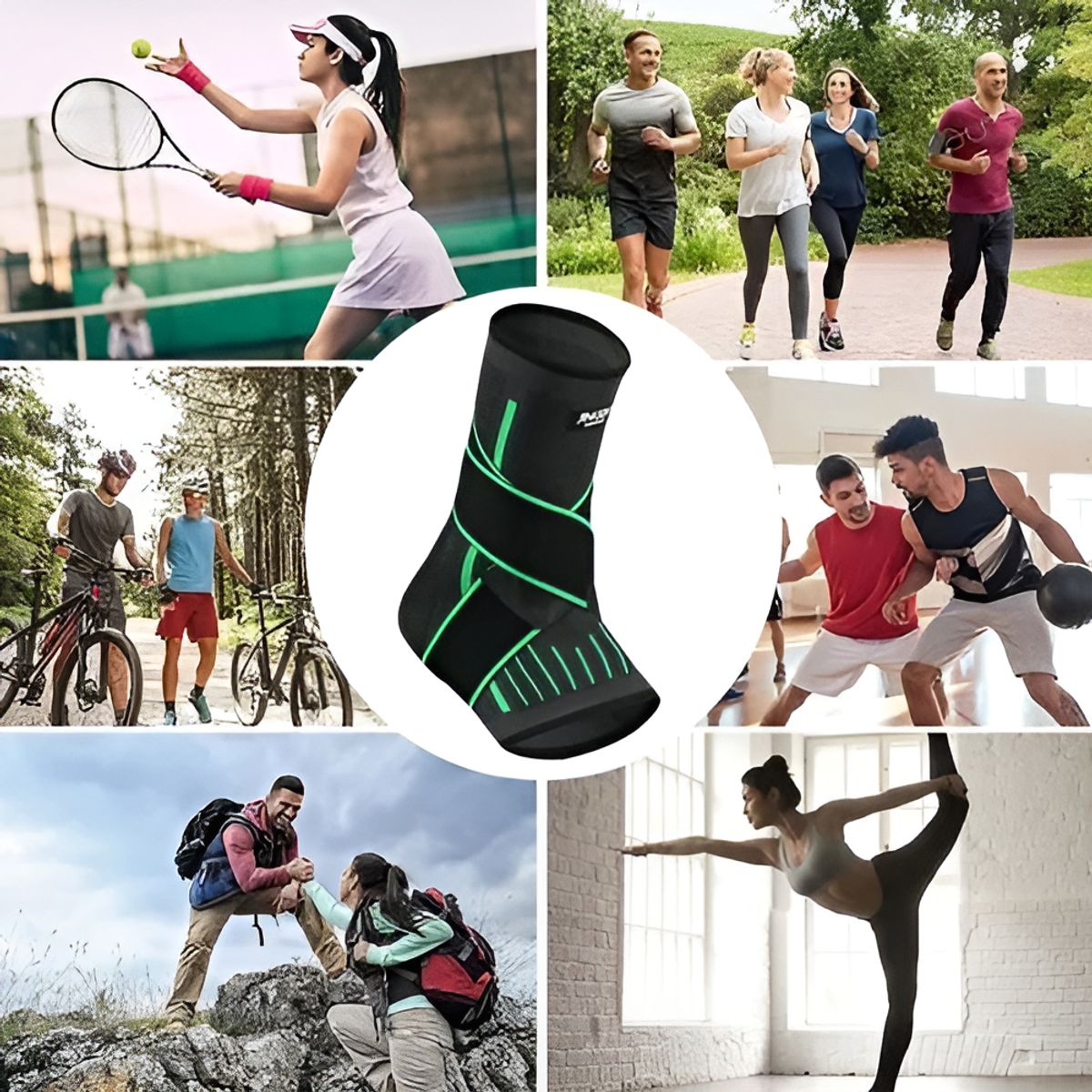 GENERICO - Tobillera Deportiva Anti-esguince Soporte Lesion Gym