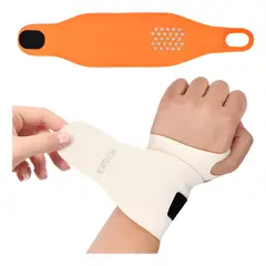 GENERICO - Muñequeras Ortopédicas Presurizadas Para Aliviar El Dolor Color Gris Talle Tamaño Medio