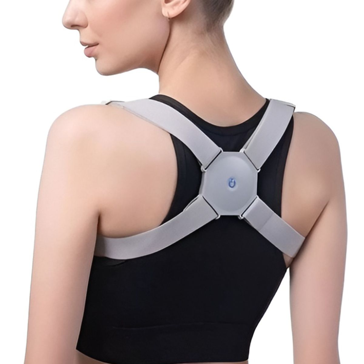 GENERICO - Corrector De Postura Espalda Sensor Inteligente Hombre Mujer Color Gris Talla Unica