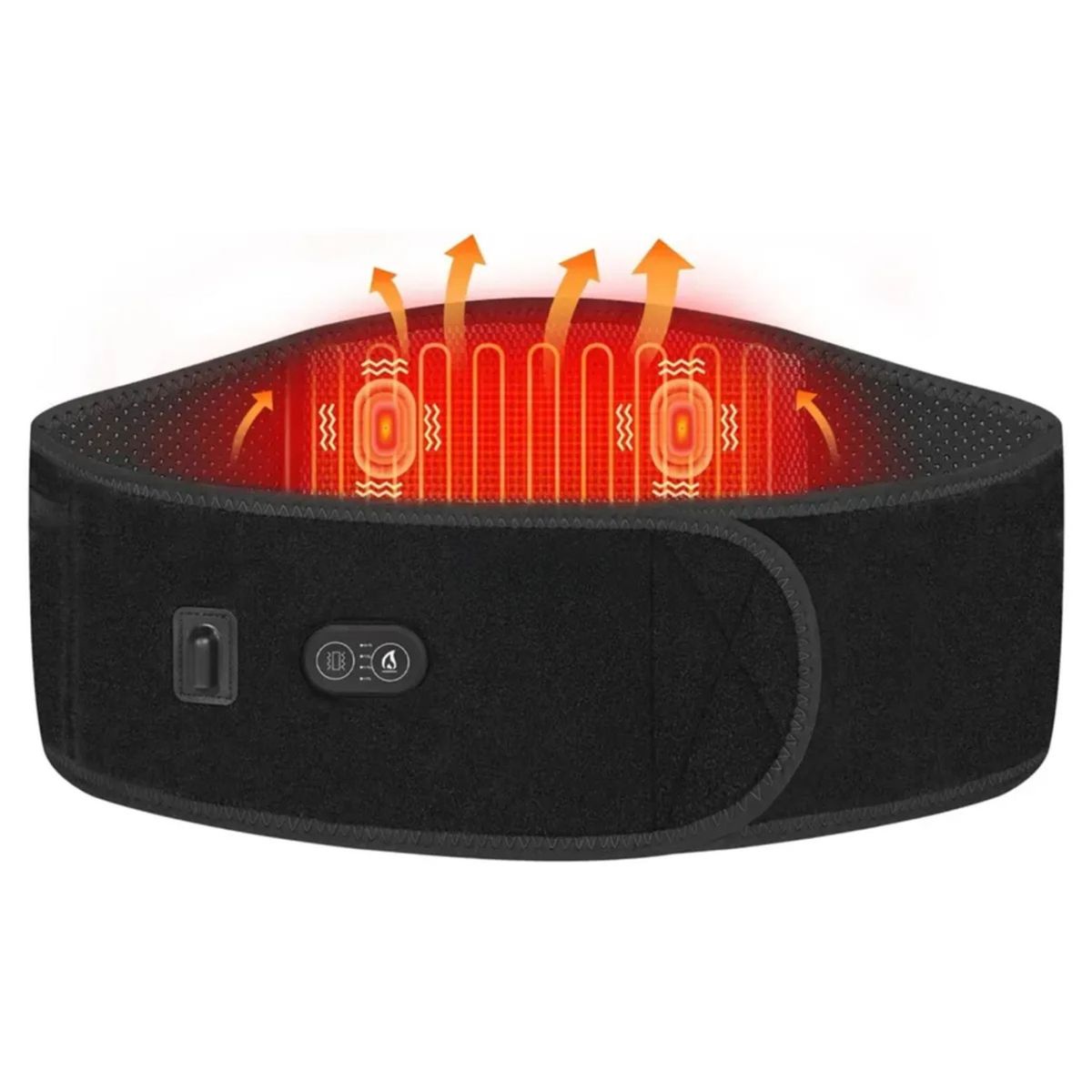 MOVI - Faja con 3 Niveles de Calor y Bolsillo para Gel Frío- Terapia Lumbar