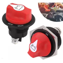 GENERICO - Interruptor 50 A de desconexión de batería para autos, barcos, furgonetas y camiones, etc, 12-32V