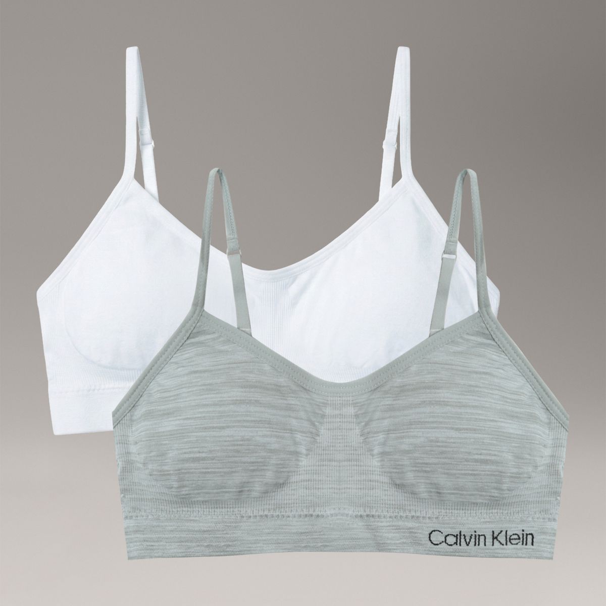 CALVIN KLEIN - Pack de 2 Bralettes Invisibles Para Niña Multicolor Calvin Klein