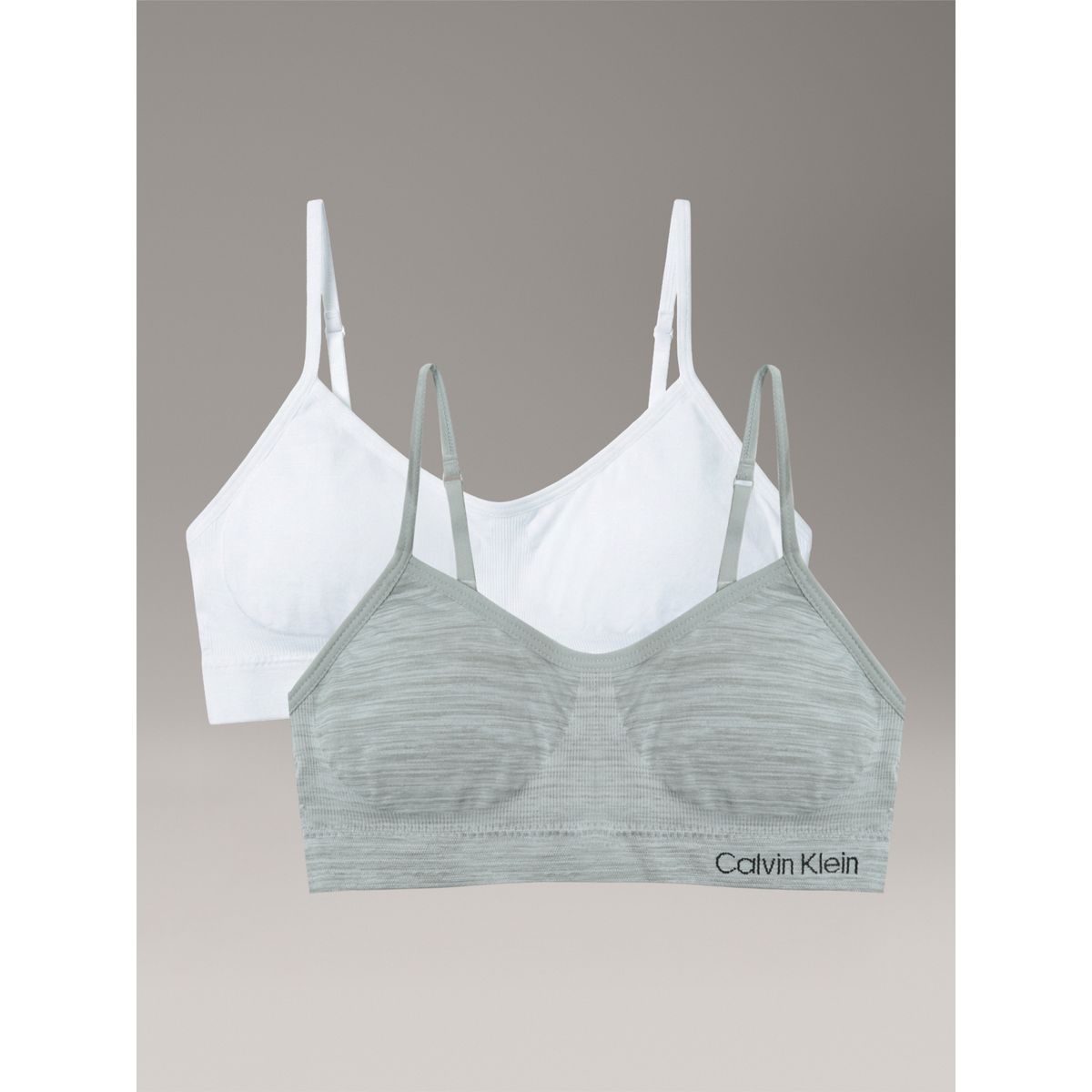 CALVIN KLEIN - Pack de 2 Bralettes Invisibles Para Niña Multicolor Calvin Klein