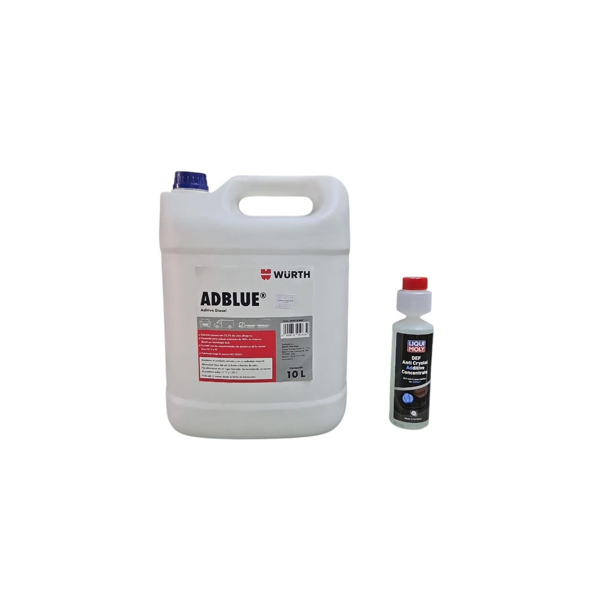 LIQUI MOLY - Pack Aditivo Adblue Wurth + Anticristalizante Liqui Moly