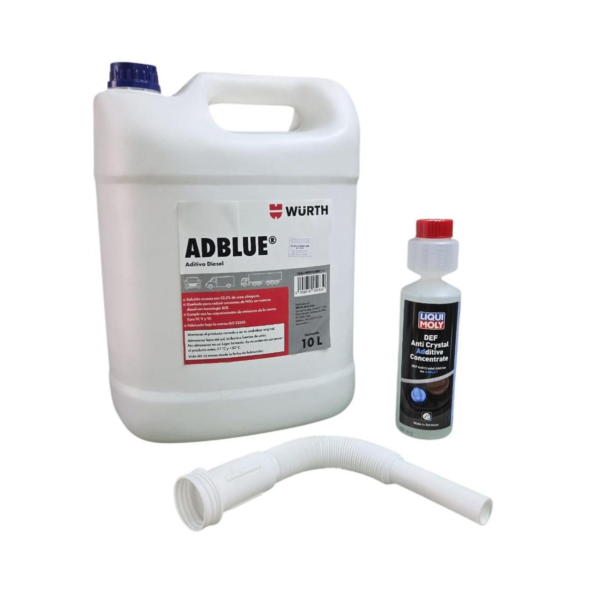 LIQUI MOLY - Pack Aditivo Adblue Wurth + Anticristalizante Liqui Moly