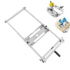 KINDA NICE - Precisión Pista Guía Corte Sierra Router Manual Carpintería Plateado