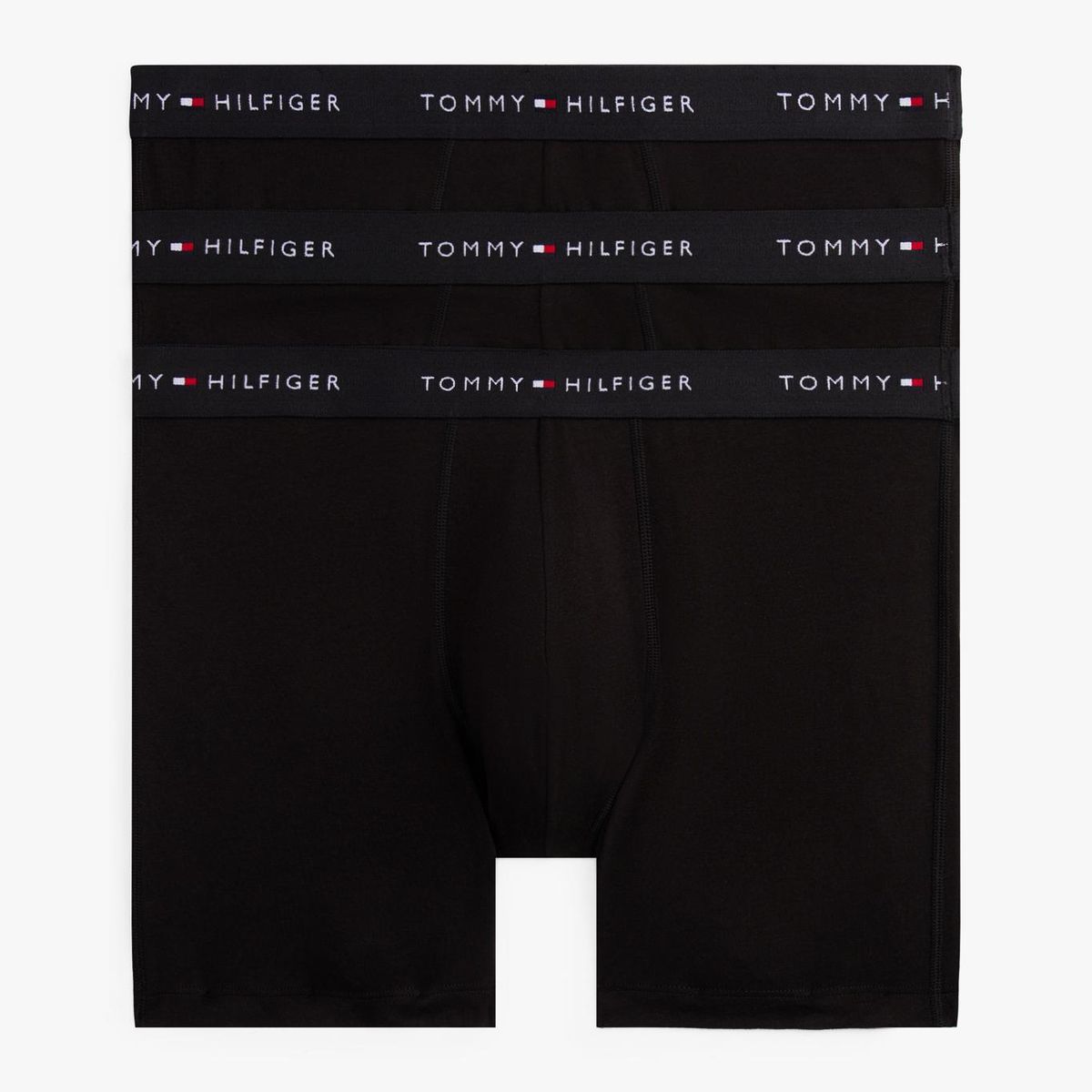 TOMMY HILFIGER - Pack De 3 Calzoncillos Trunk Negro Tommy Hilfiger