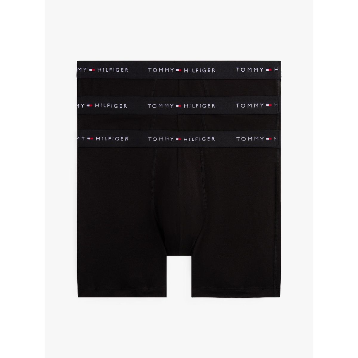 TOMMY HILFIGER - Pack De 3 Calzoncillos Trunk Negro Tommy Hilfiger