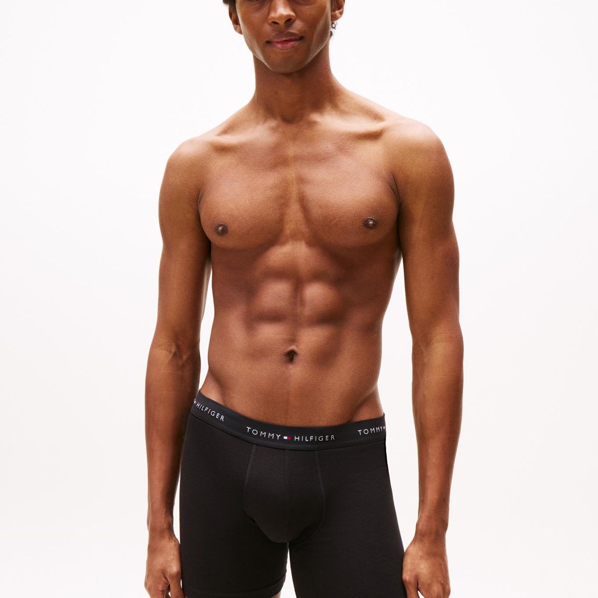 TOMMY HILFIGER - Pack De 3 Calzoncillos Trunk Negro Tommy Hilfiger