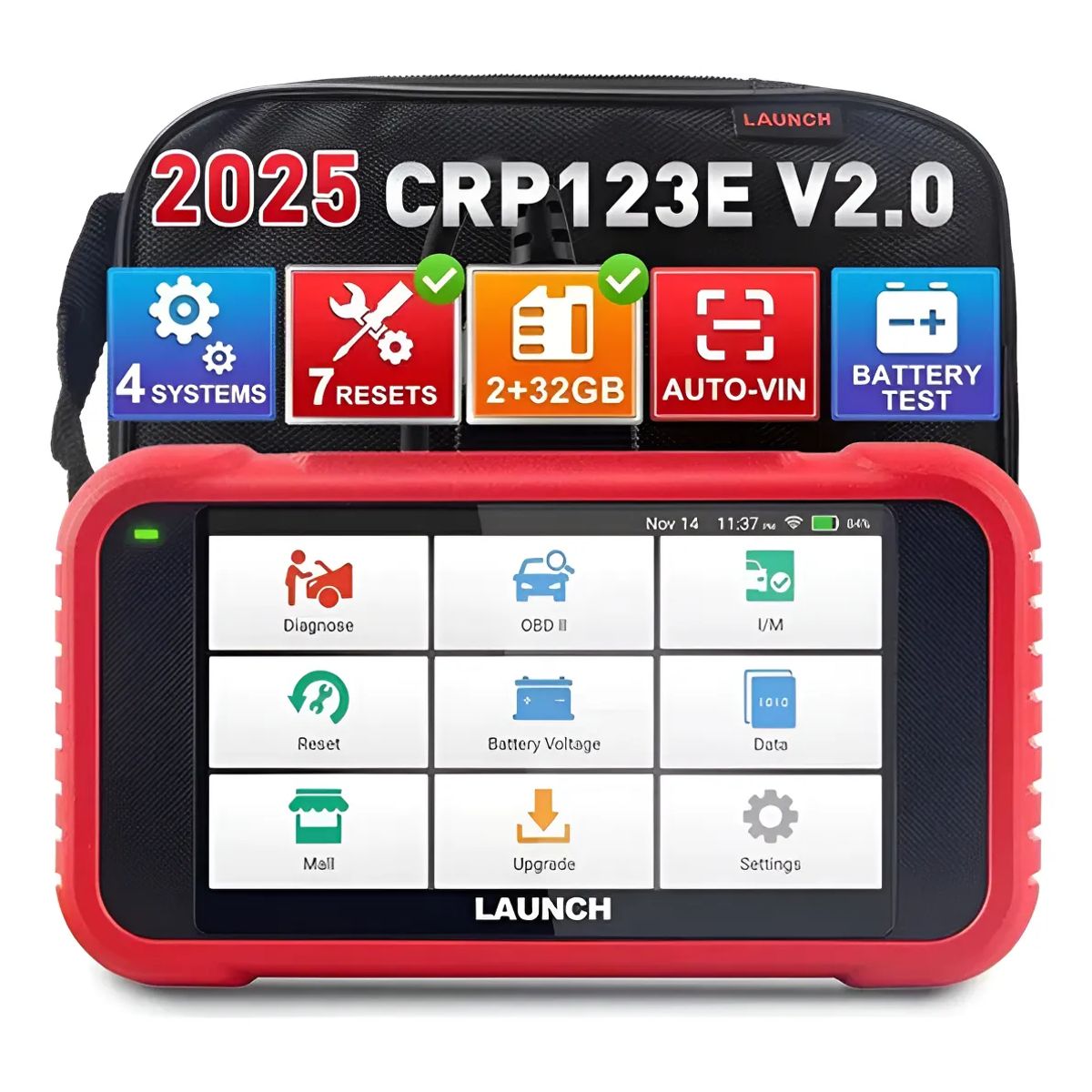 BLUEDREAMER - Launch Scanner Automotriz Crp123e V2.0 Automotriz Multimarca Crp123e V2.0