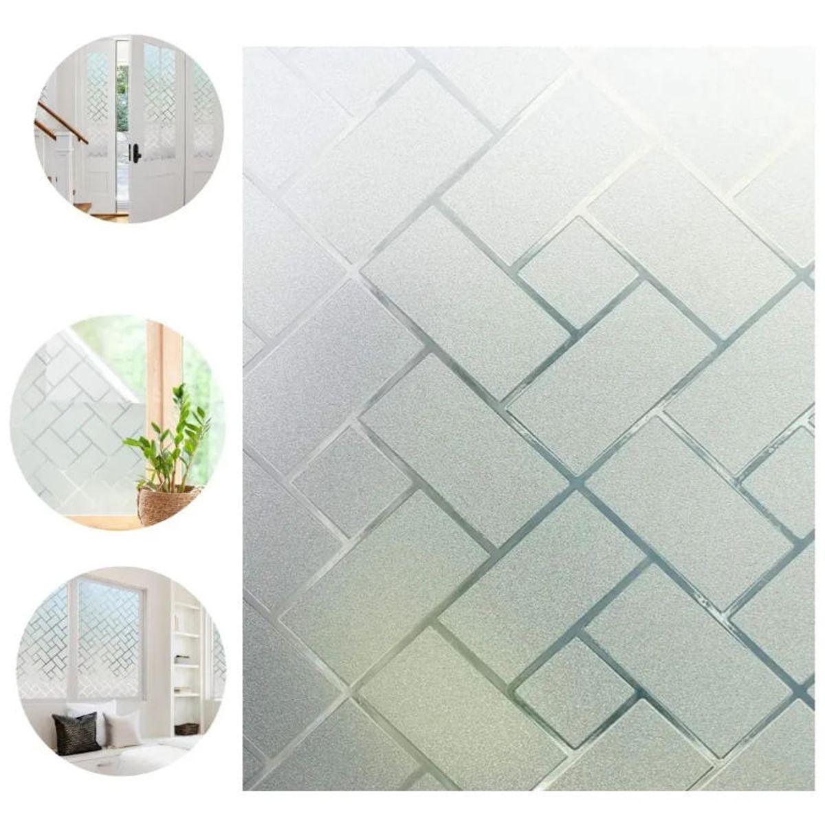 KINDA NICE - Estático Opaco Ventana 5mx45cm Privacidad Hogar Oficina Baño