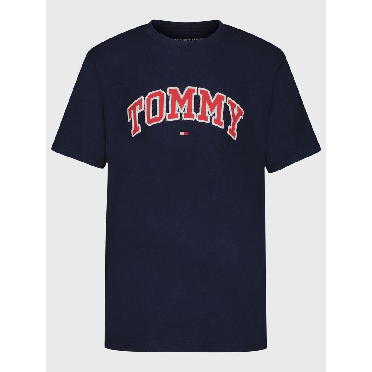 TOMMY HILFIGER - Polera De Niño Con Logo Gráfico Azul Tommy Hilfiger