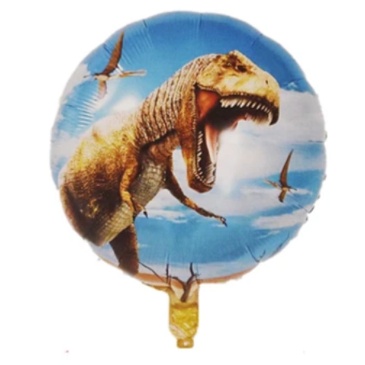 GENERICO - Globo metálico tiranosaurio rex 45cm