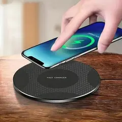 GENERICO - Cargador inalámbrico de 10W, soporte de escritorio, teléfono móvil ultrafina, carga rápida