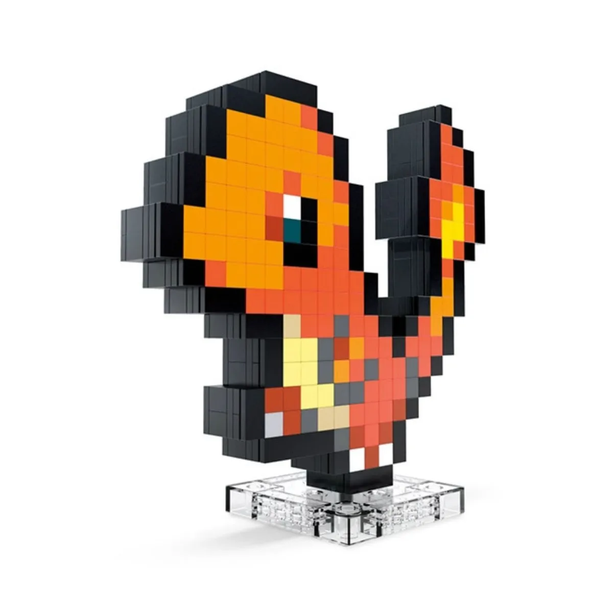 MEGA CONSTRUX - Set de Construcción MEGA Pokémon Charmander Pixel Art 349 Piezas - Bloques Retro Coleccionable para Exhibición