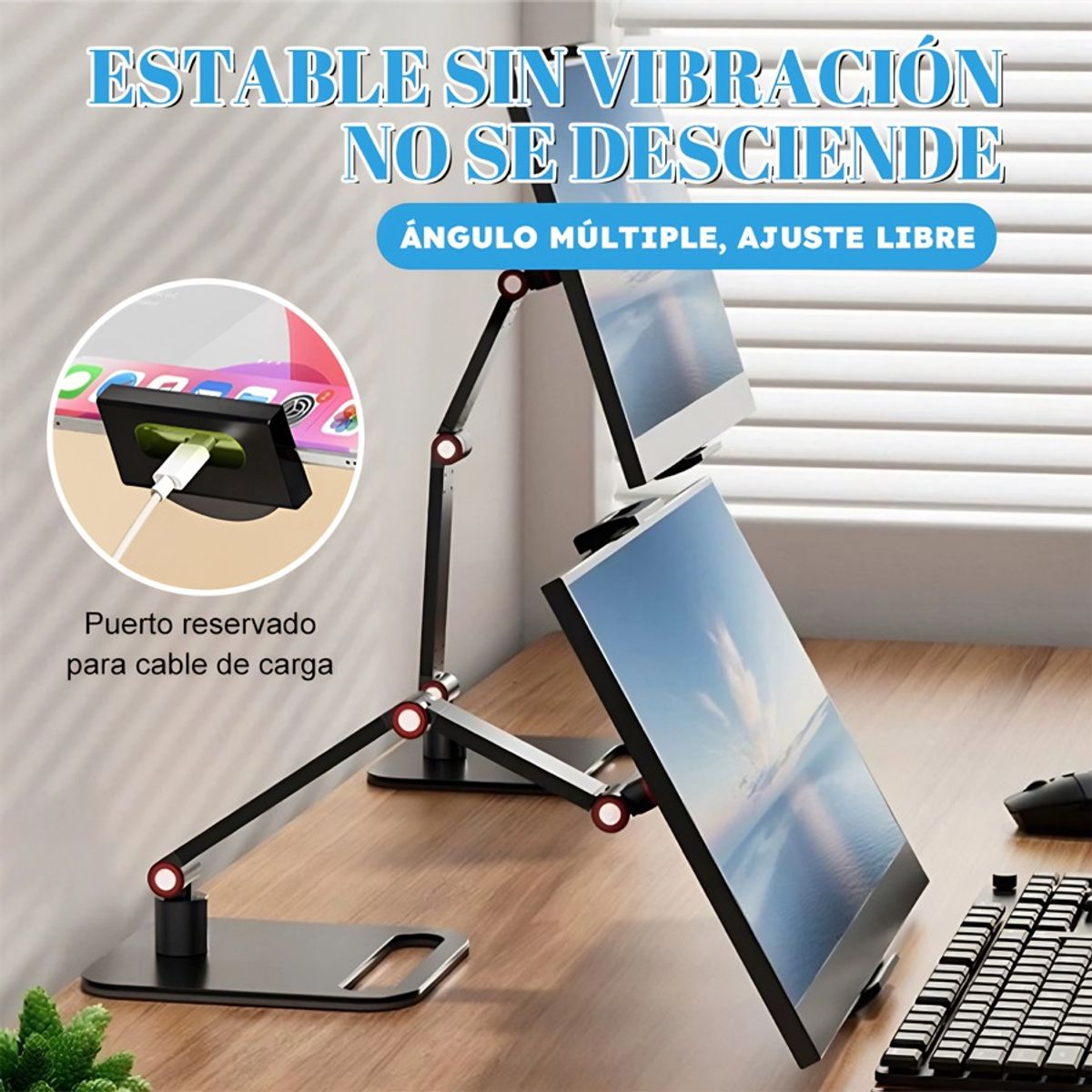 GENERICO - Soporte Para Monitor Portátil Multifuncional Portátil 17.3