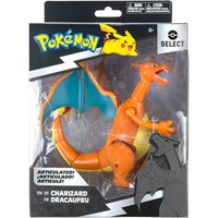 Figura Pokémon Charizard Articulada 15 cm Select Series - 15+ Puntos de Articulación con Base