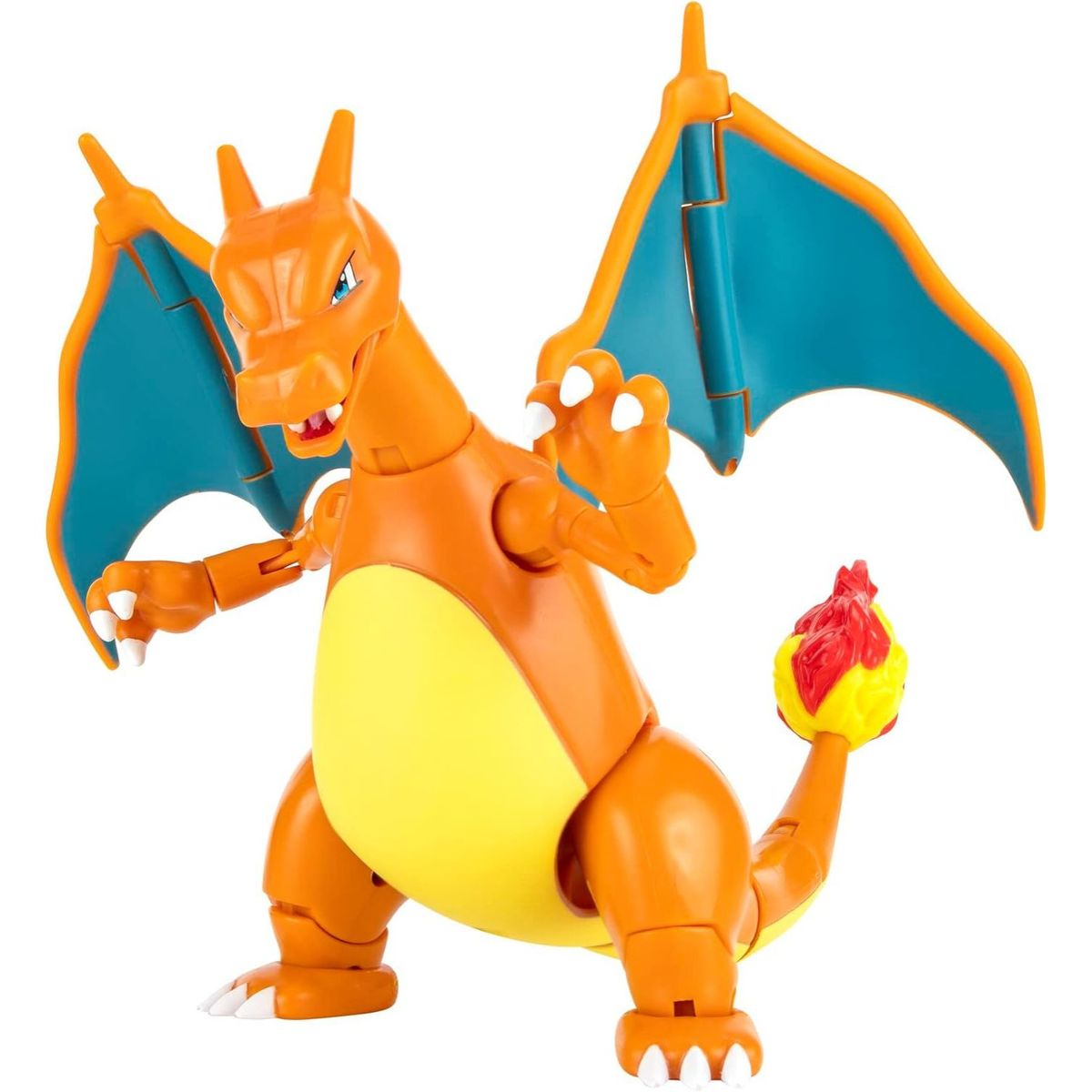 JAZWARES - Figura Pokémon Charizard Articulada 15 cm Select Series Jazwares - 15+ Puntos de Articulación con Base