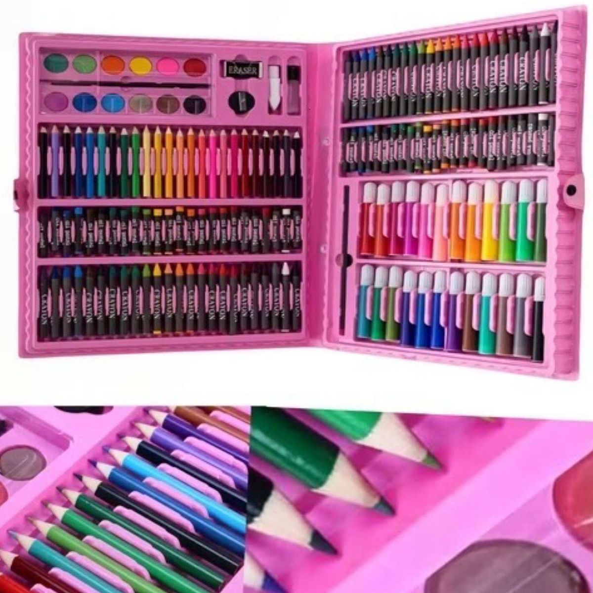 GENERICO - Maletín de Arte Infantil Todo en Uno 168 piezas esenciales