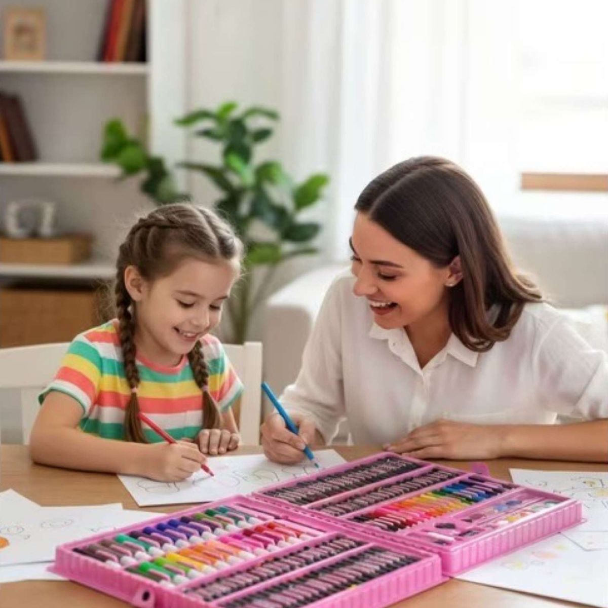 GENERICO - Maletín de Arte Infantil Todo en Uno 168 piezas esenciales