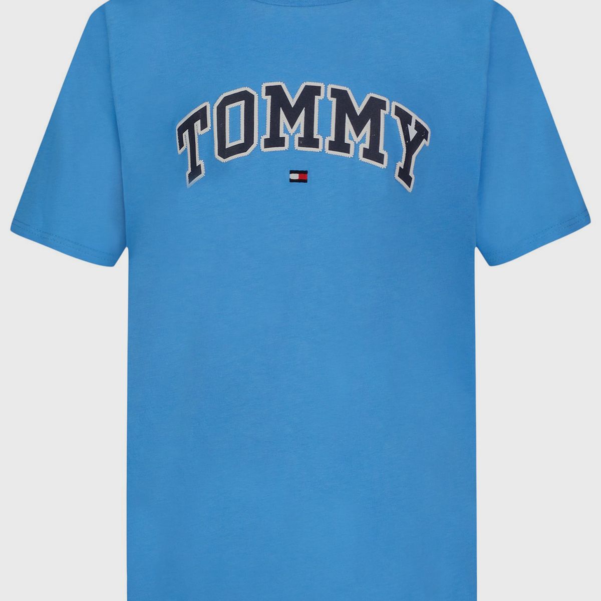 TOMMY HILFIGER - Polera De Niño Con Logo Gráfico Azul Tommy Hilfiger