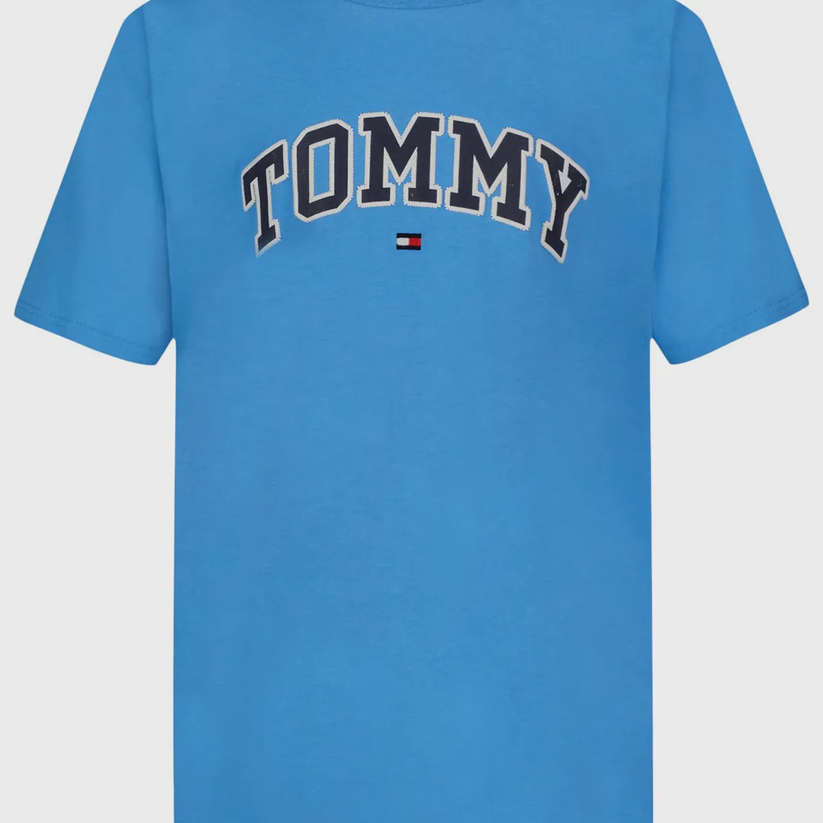 TOMMY HILFIGER - Polera De Niño Con Logo Gráfico Azul Tommy Hilfiger