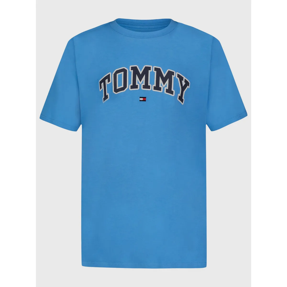 TOMMY HILFIGER - Polera De Niño Con Logo Gráfico Azul Tommy Hilfiger