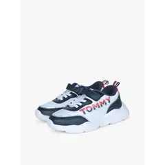TOMMY HILFIGER - Zapatillas Chunky Con Velcro Blanco