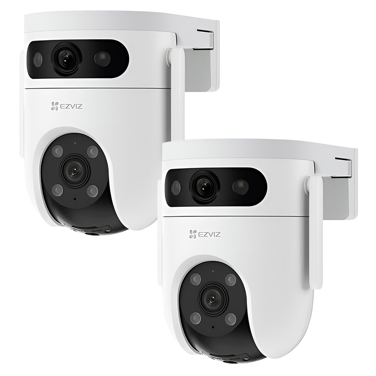 EZVIZ - Pack 2 Camaras Wifi IP Ezviz H9C 2K ColorVU IP67 MicroSD