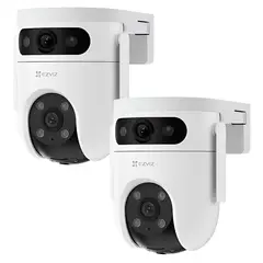 EZVIZ - Pack 2 Camaras Wifi IP H9C 2K ColorVU IP67 MicroSD