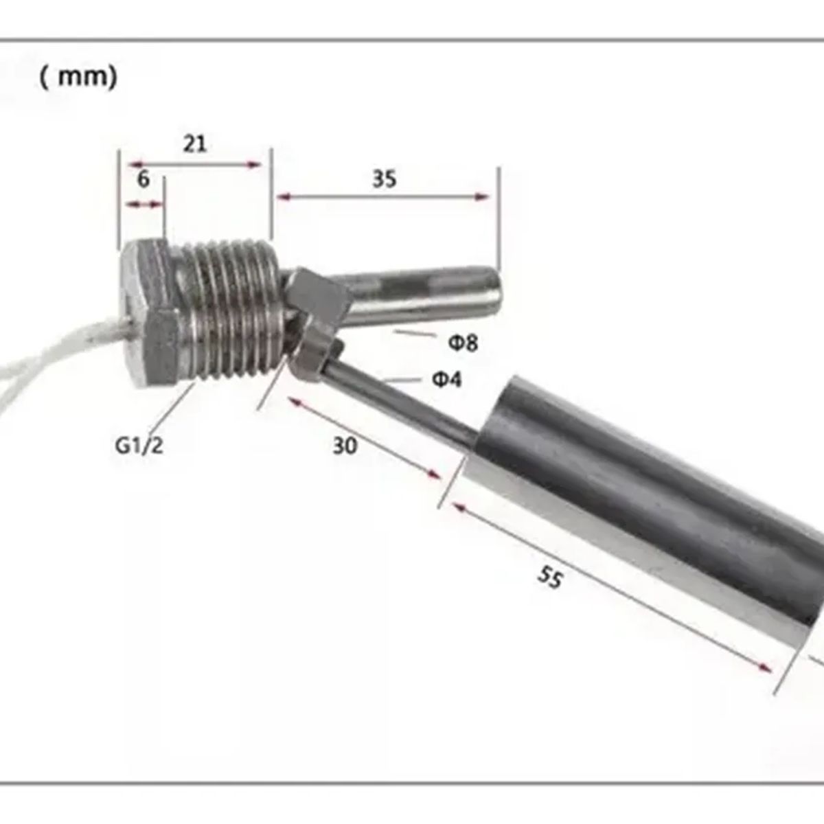GENERICO - Sensor Magnético De Nivel,flotador Acero Inoxidable
