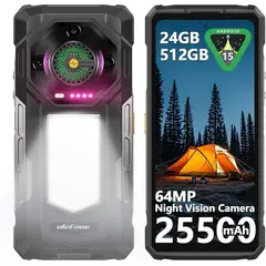 ULEFONE - ARMOR 33 Celular 24GB+512GB 25500mAh Android15 Smartphone