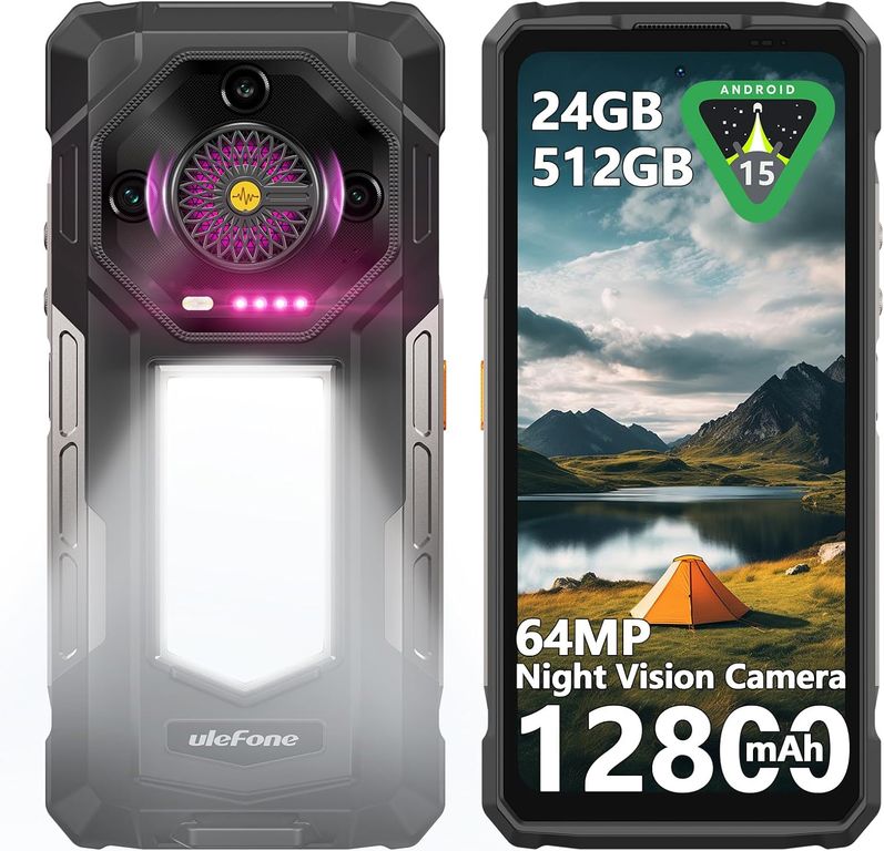 Armor 30 Celular 24GB+512GB Android 15 Smartphone