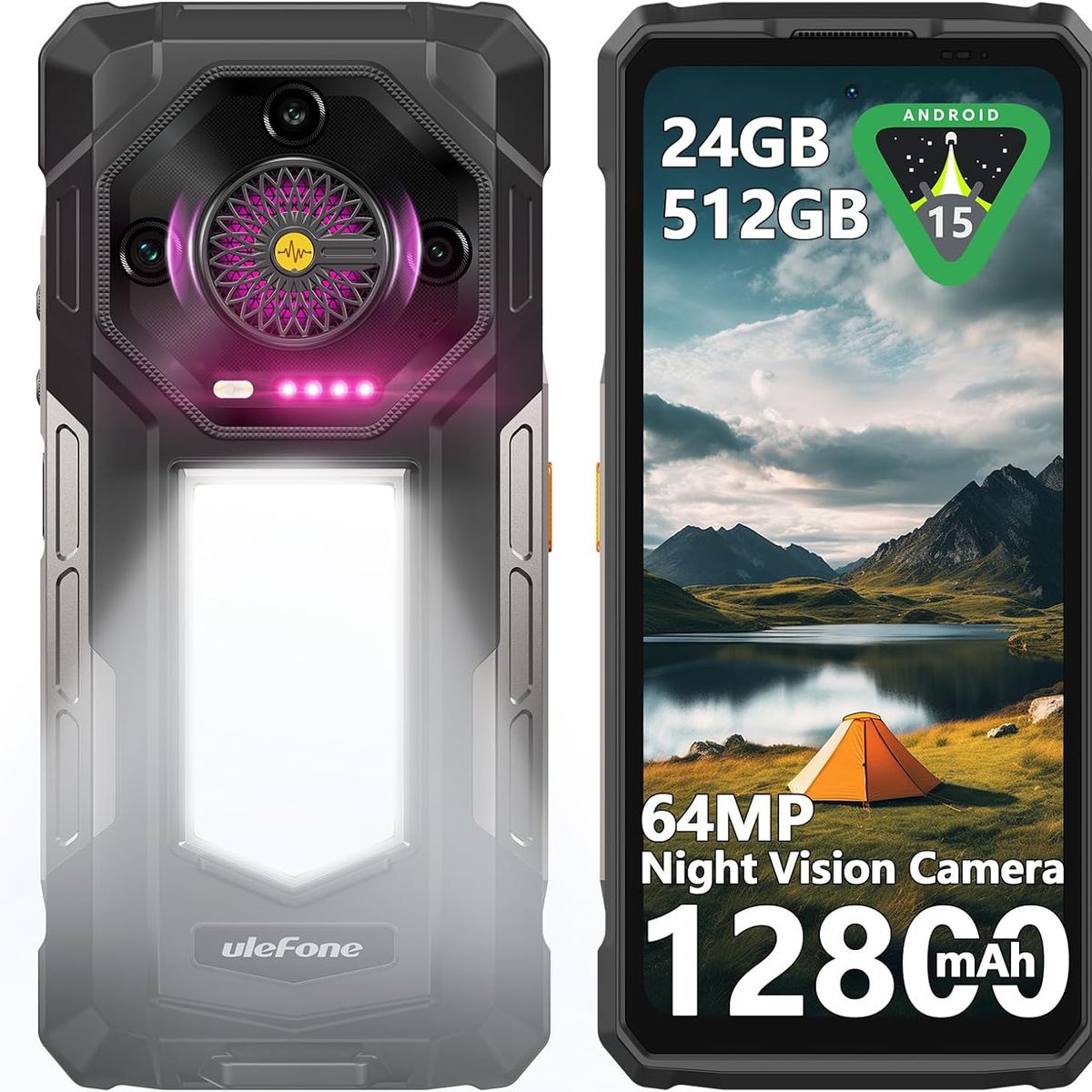 ULEFONE - Ulefone Armor 30 Celular 24GB+512GB Android 15 Smartphone