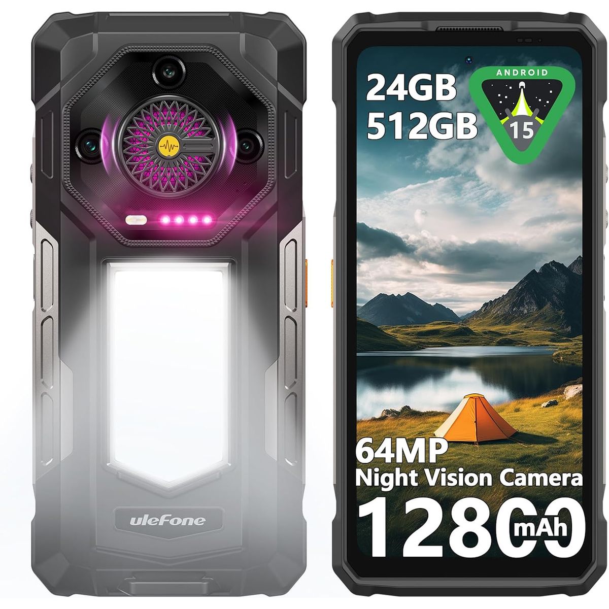 ULEFONE - Ulefone Armor 30 Celular 24GB+512GB Android 15 Smartphone